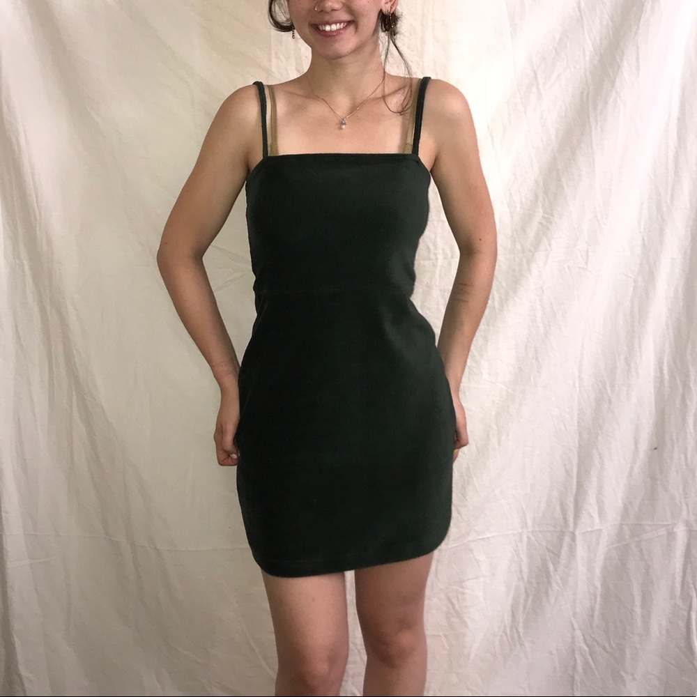 Green Corduroy Dress – Forever 21